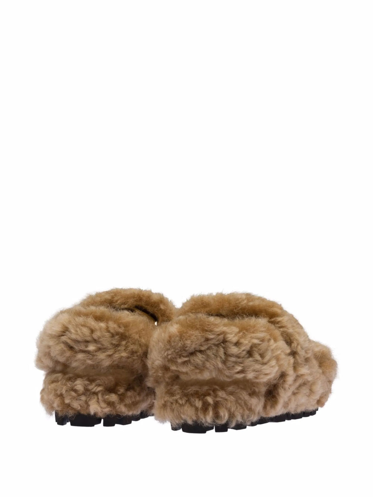 Miu Miu - Shearling Slingback Sandals