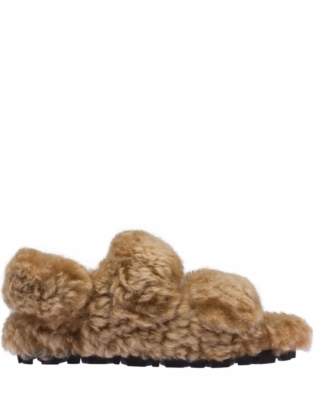 Miu Miu - Shearling Slingback Sandals