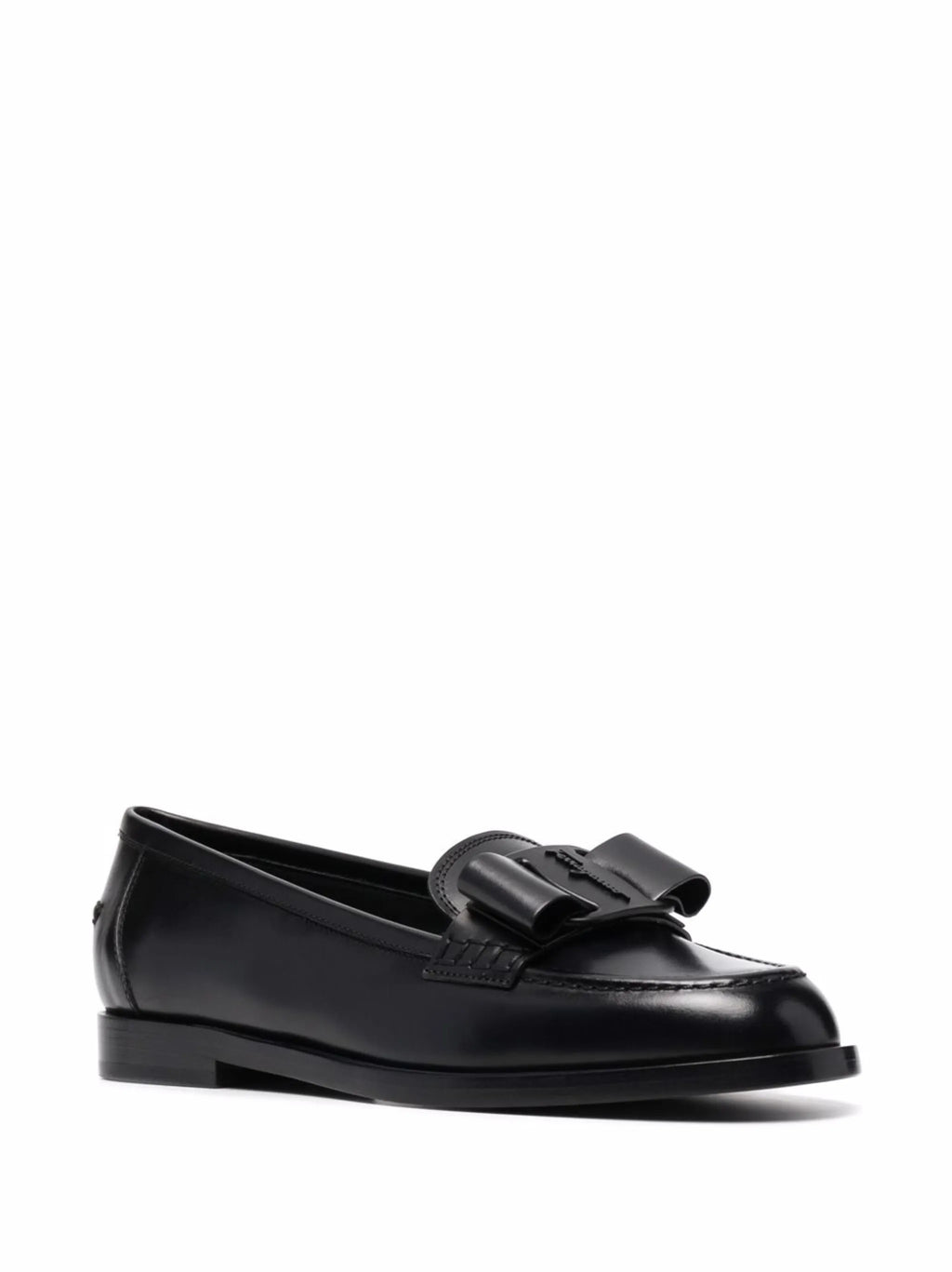 Ferragamo - Vivaldo Leather Ballerina Shoes