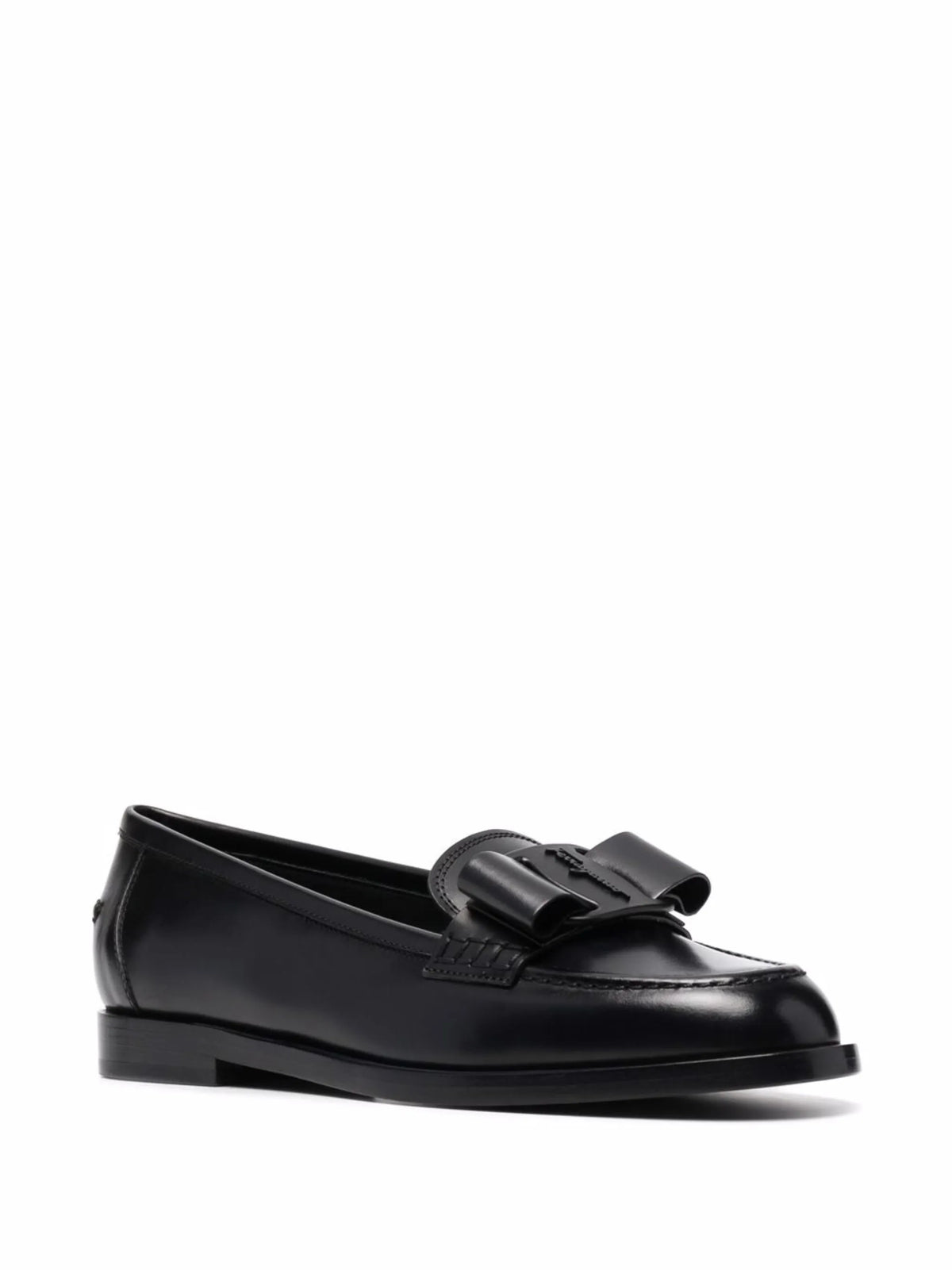 Ferragamo - Vivaldo Leather Ballerina Shoes