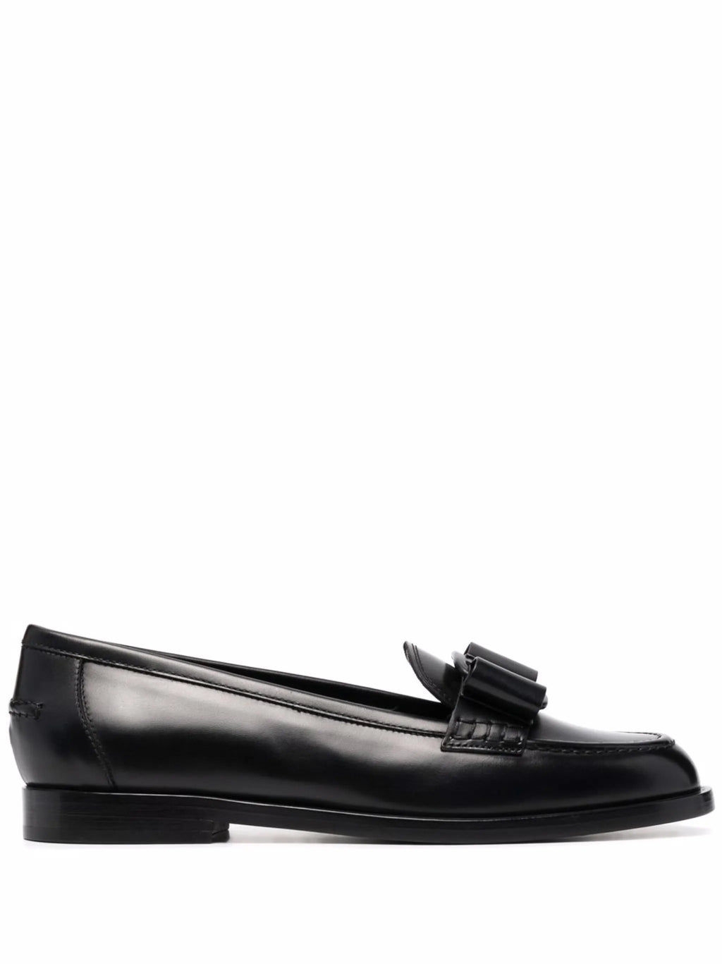 Ferragamo - Vivaldo Leather Ballerina Shoes