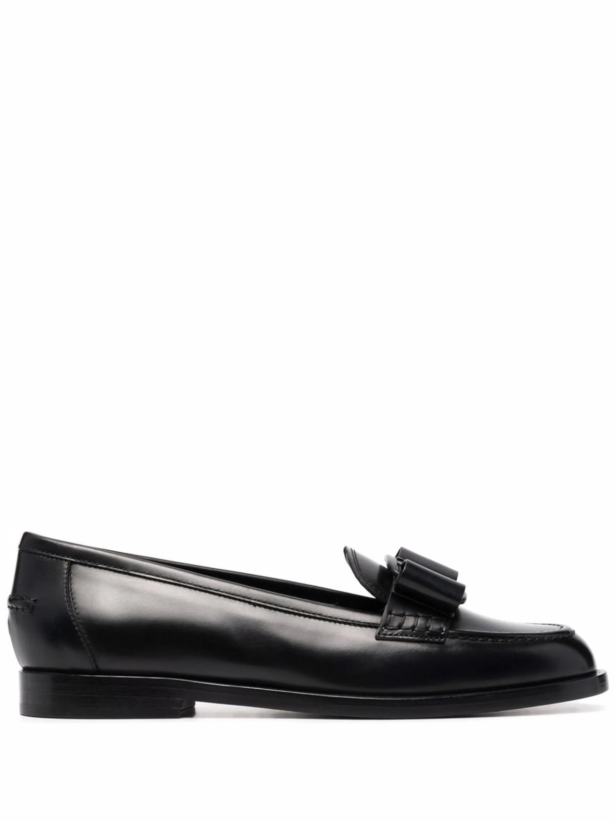 Ferragamo - Vivaldo Leather Ballerina Shoes