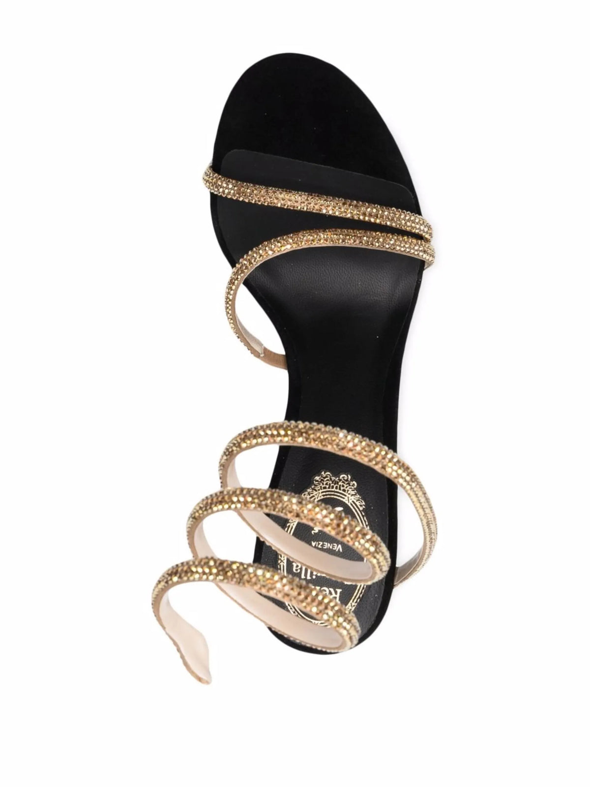 René Caovilla - Margot 105mm Jewelled Snake Sandals