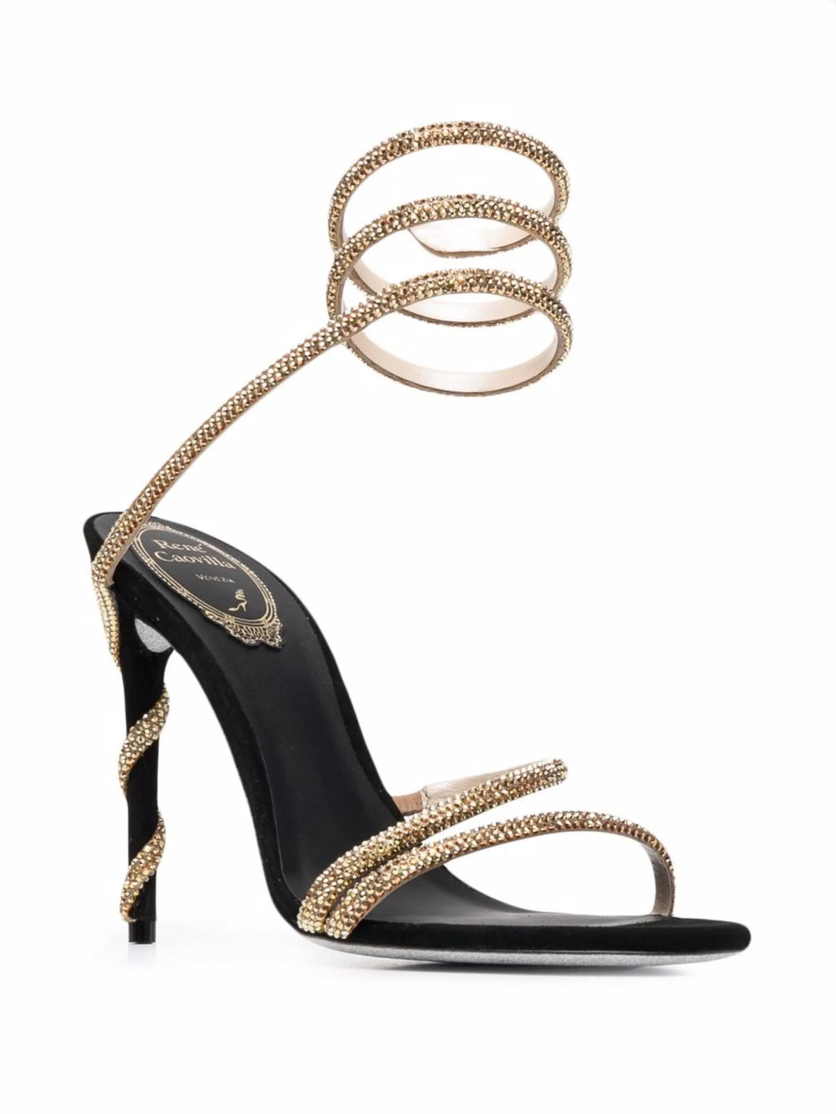 René Caovilla - Margot 105mm Jewelled Snake Sandals