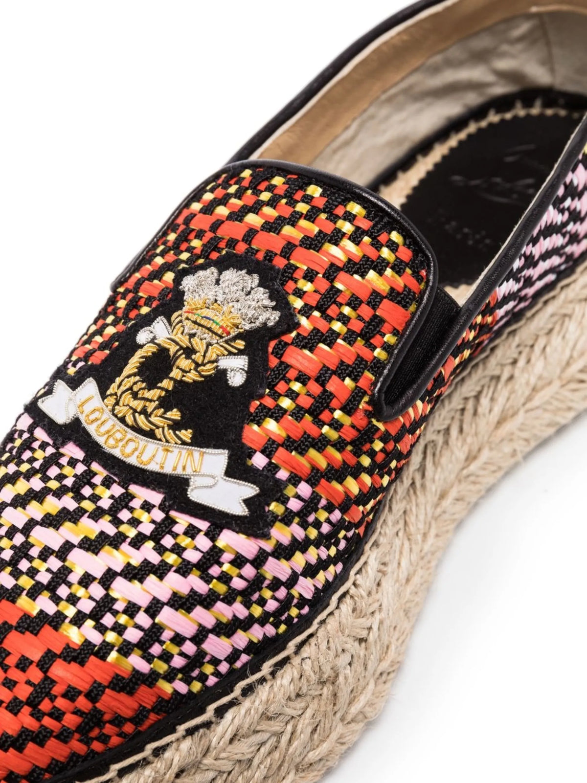 Christian Louboutin - Espananou Embroidered Espadrilles