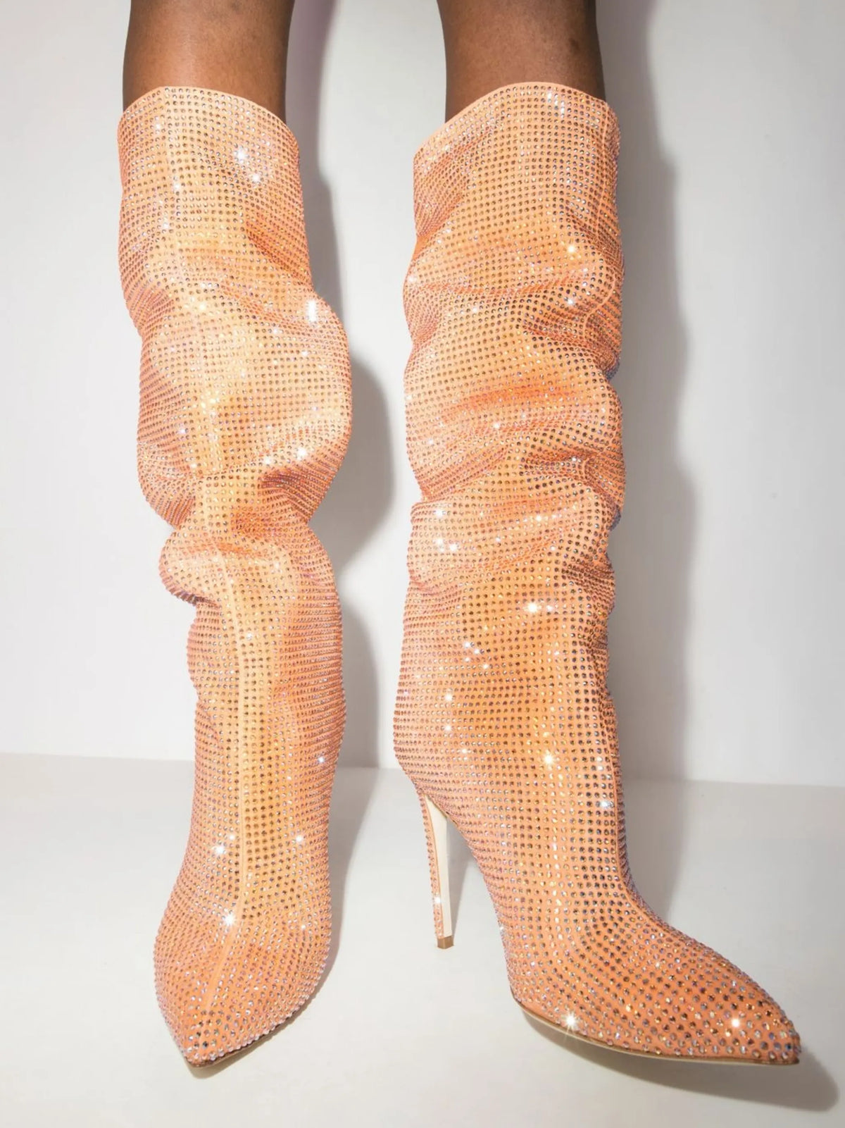 Paris Texas - Holly Crystal-embellished Boots