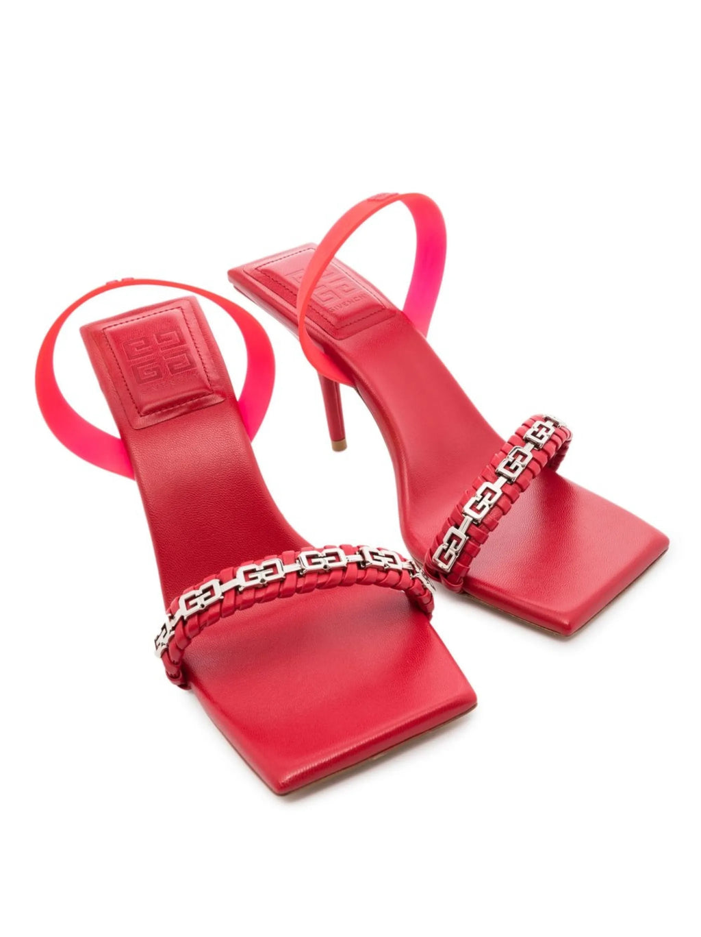 Givenchy - G Woven Slingback 90mm Sandals