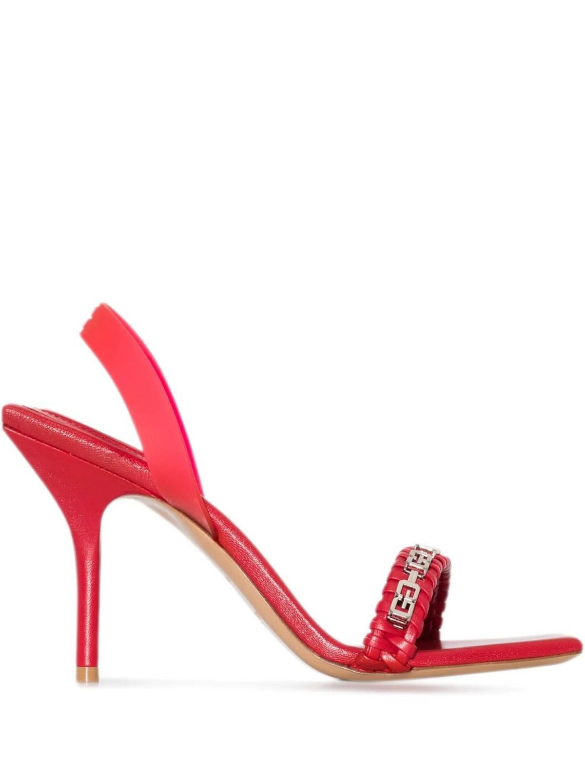 Givenchy - G Woven Slingback 90mm Sandals