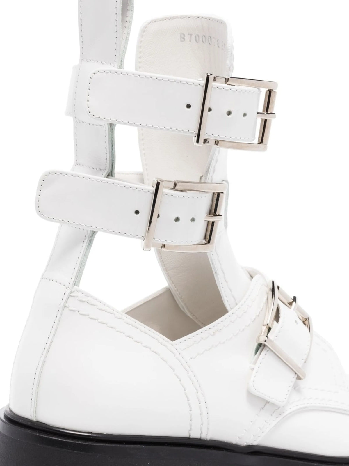 Alexander McQueen - Buckle-fastened Caged Boots