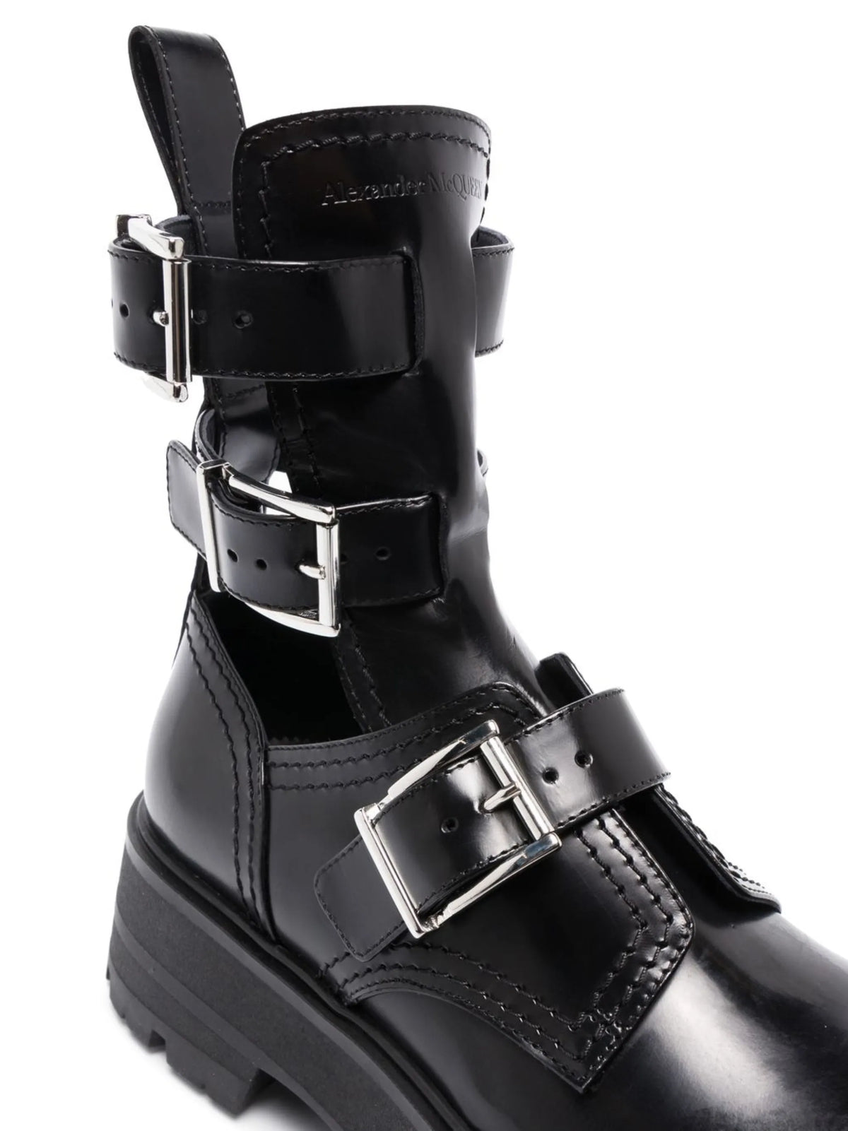 Alexander McQueen - Buckled Ankle Boots