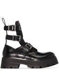 Alexander McQueen - Buckled Ankle Boots