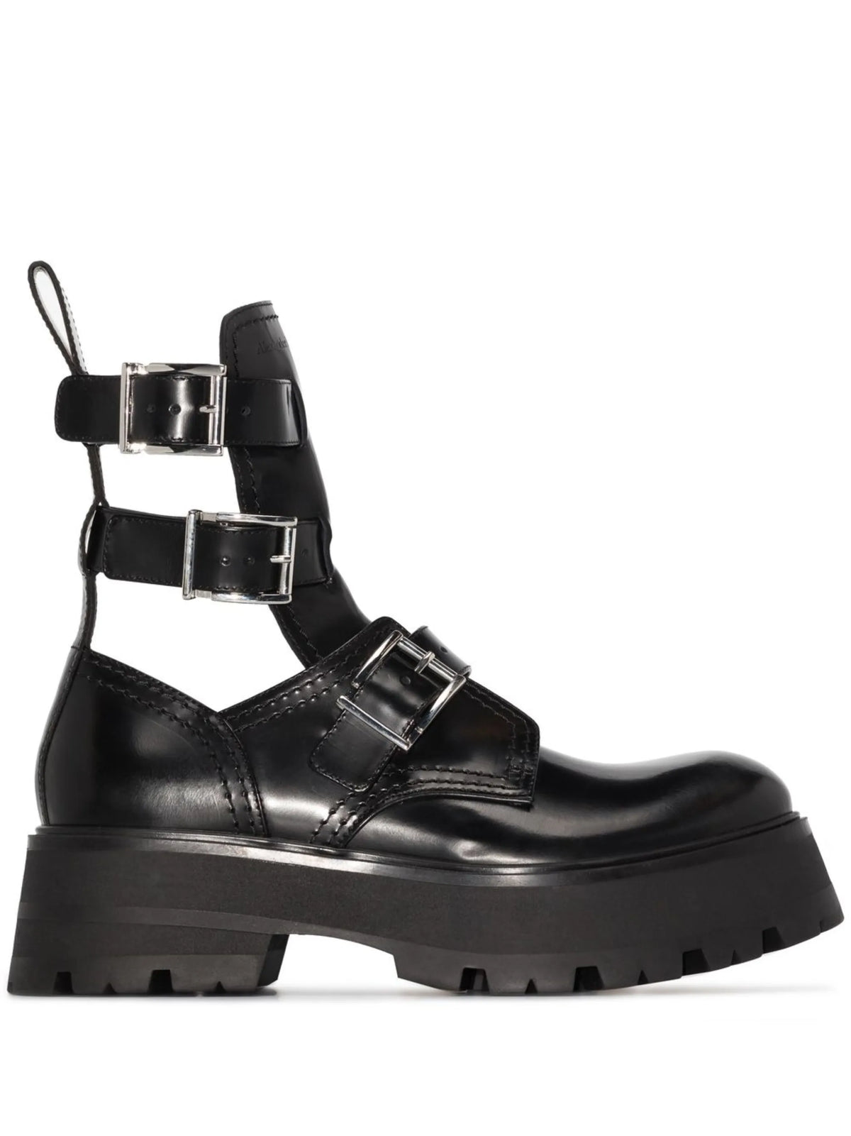 Alexander McQueen - Buckled Ankle Boots