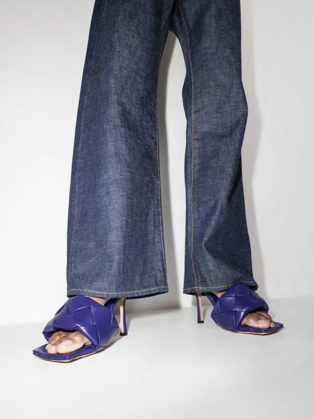 Bottega Veneta - Lido 90mm Woven Sandals