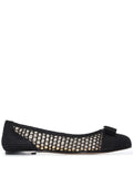 Ferragamo - Varina Bow-embellished Balleria Shoes