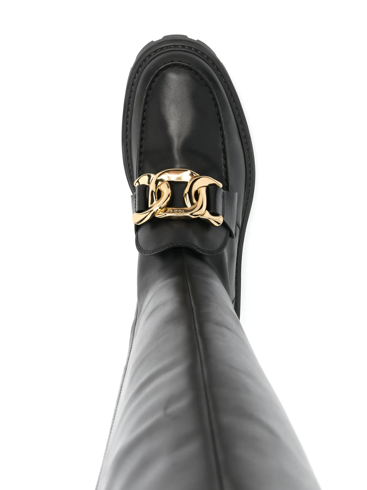 Tod's - Chain-plaque Knee-high Boots