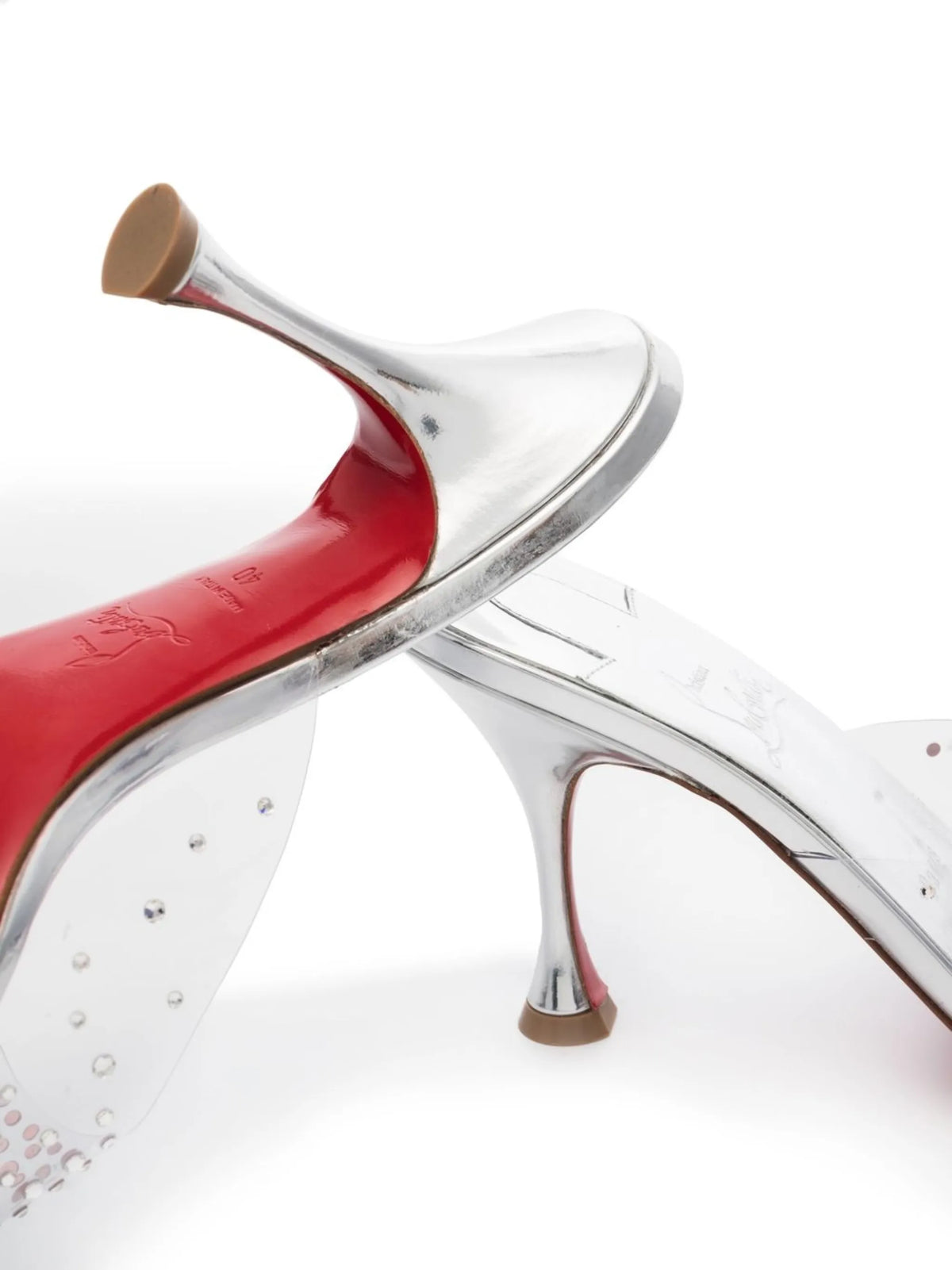 Christian Louboutin - Degramule Strass 85mm Sandals