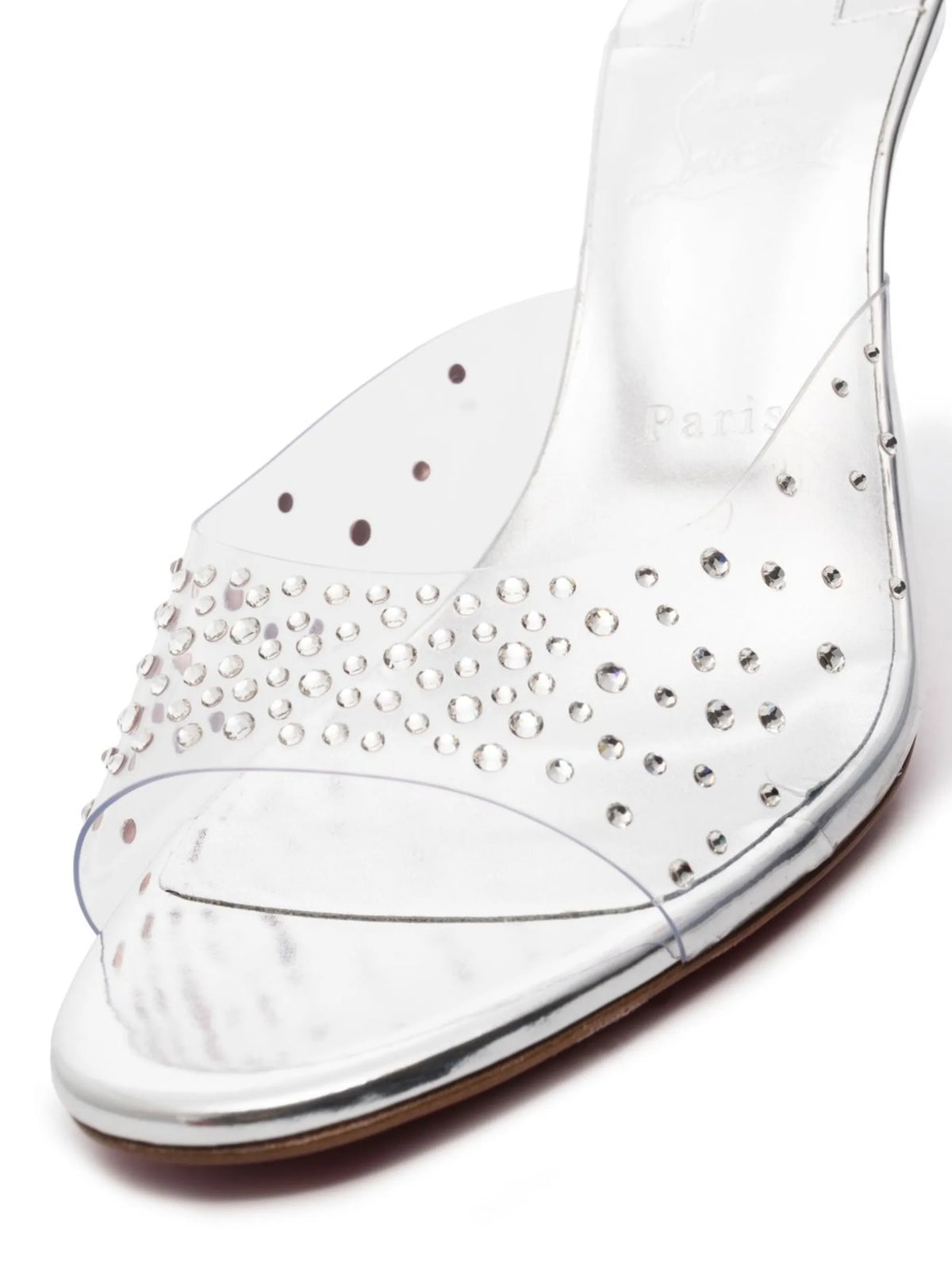 Christian Louboutin - Degramule Strass 85mm Sandals