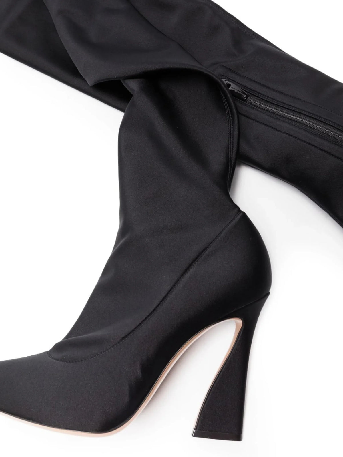 Gianvito Rossi - Curved Heel Over-the-knee Boots
