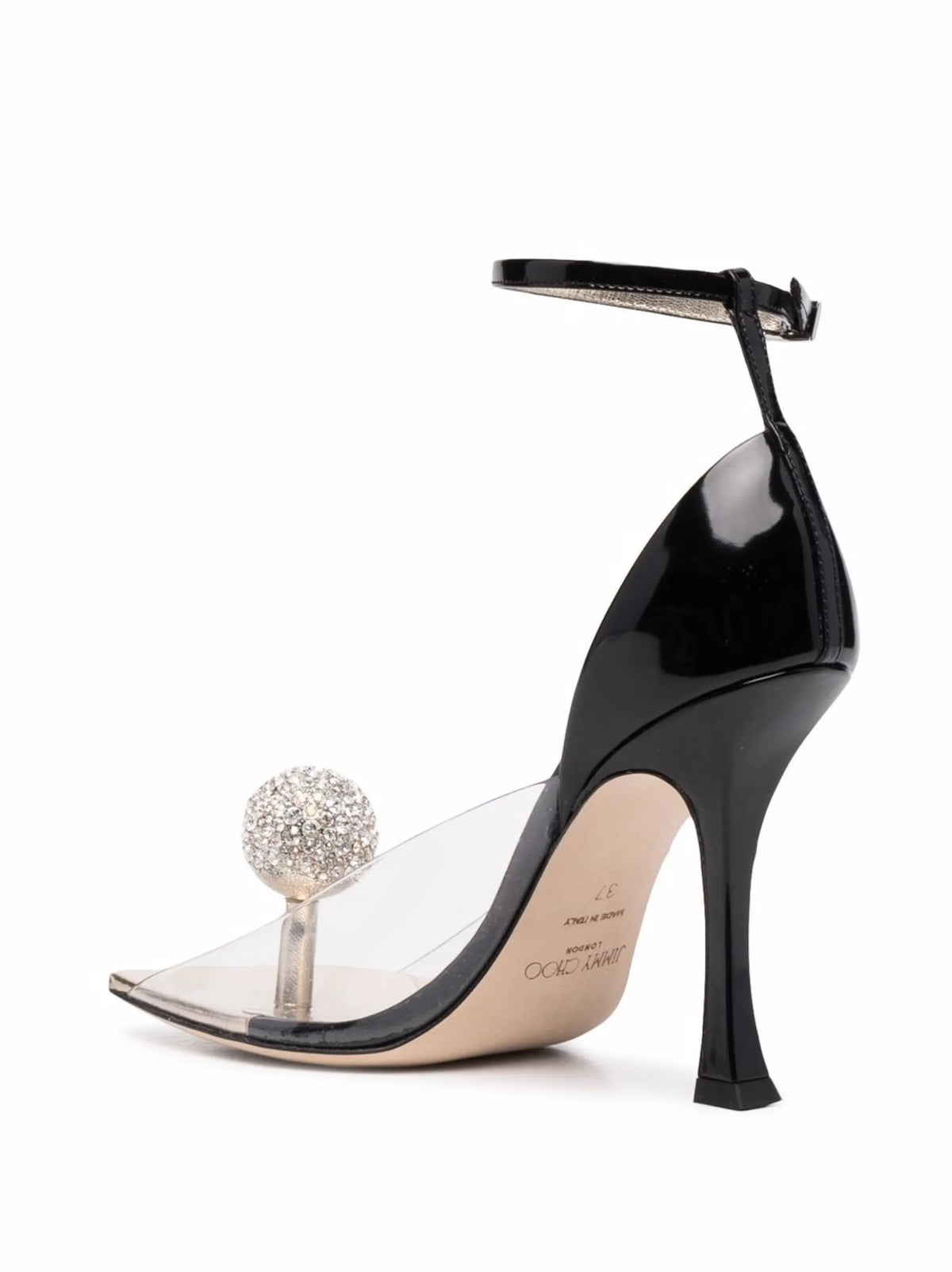 Jimmy Choo - X Mugler 110mm Crystal-ball Embellished Sandals