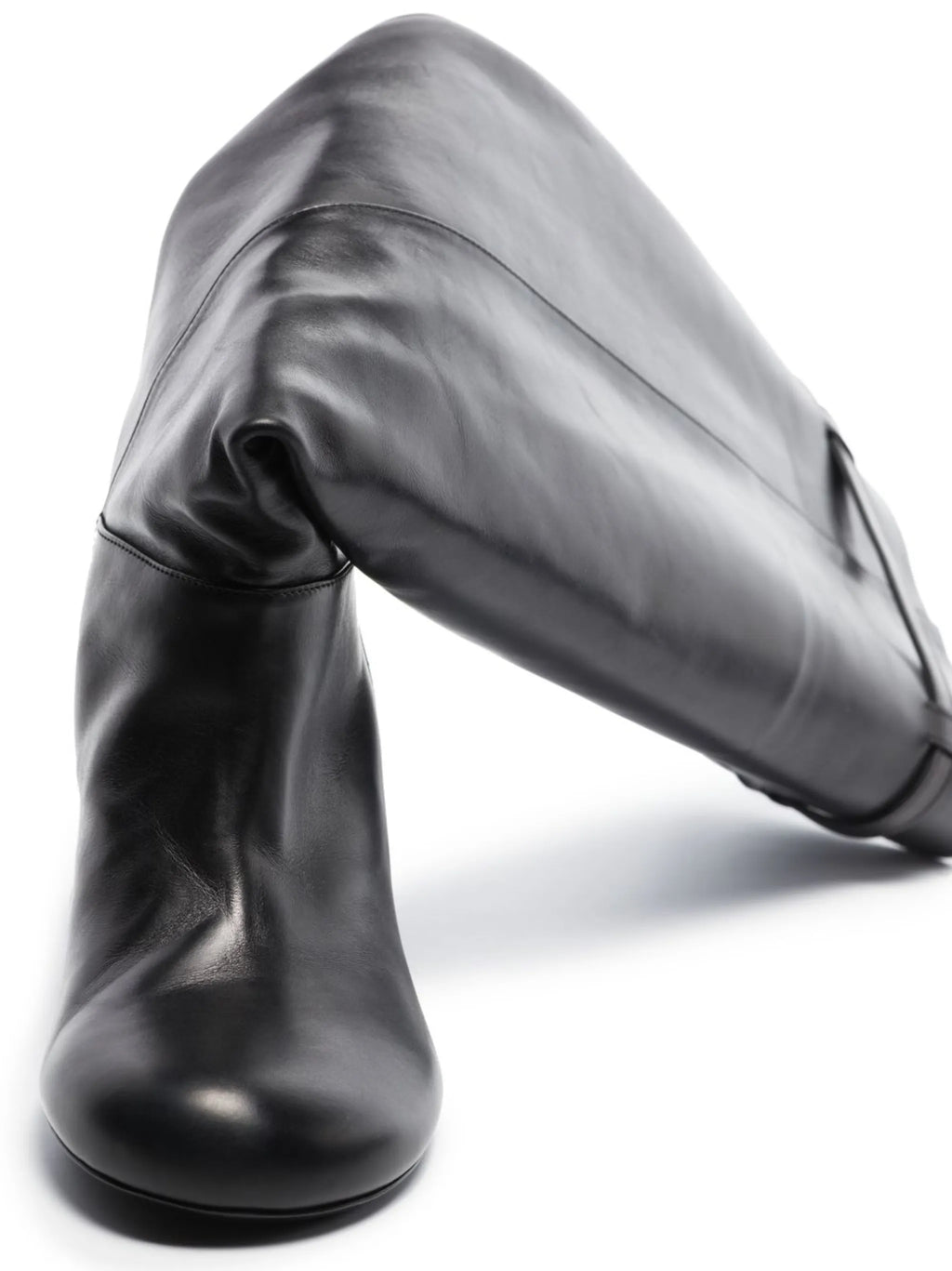 Khaite - The Admiral 45mm Knee-high Leather Boots