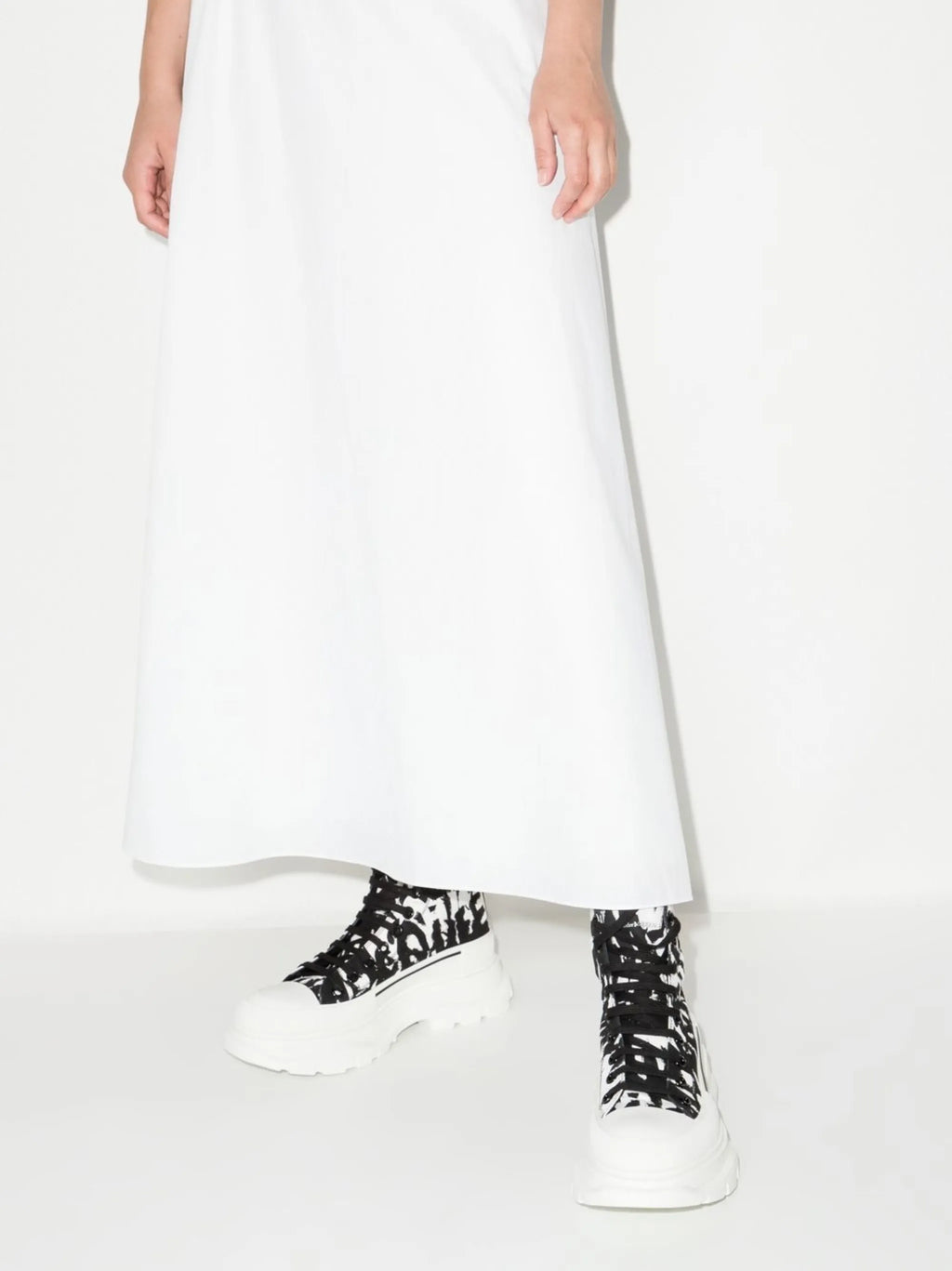 Alexander McQueen - Treadslick Graffiti-print Sneakers