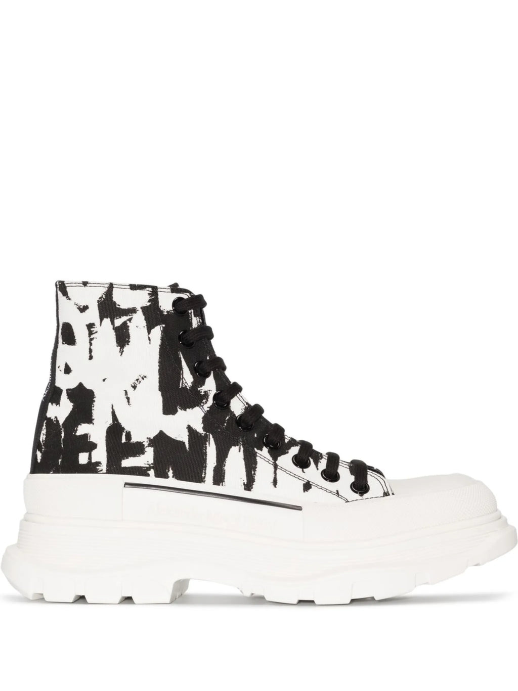Alexander McQueen - Treadslick Graffiti-print Sneakers