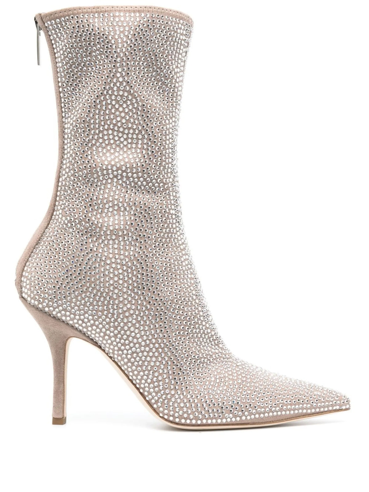 Paris Texas - Crystal-embellished 105mm Pointed Boots
