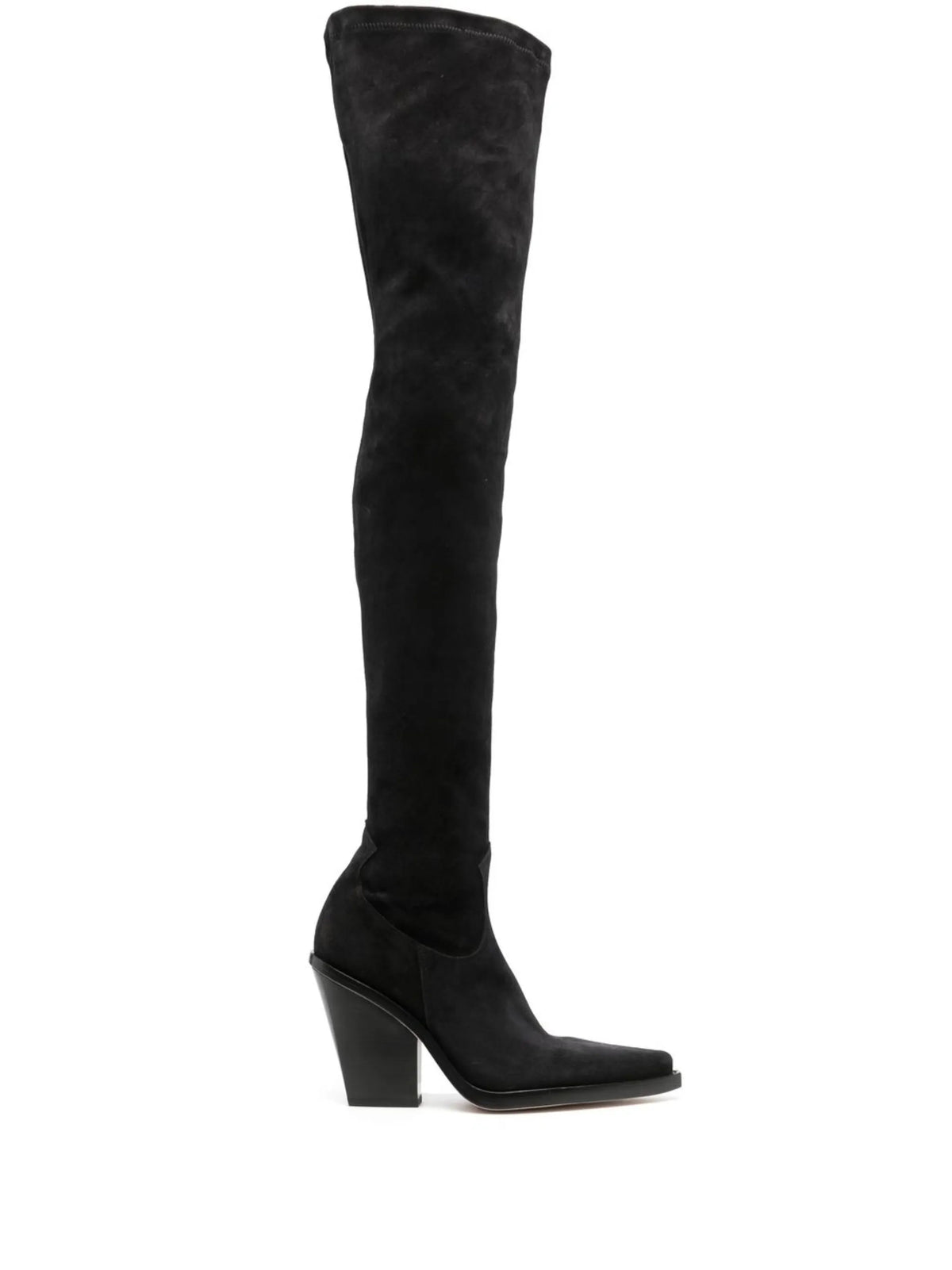Paris Texas - Vegas 100mm Suede Thigh-high Boots