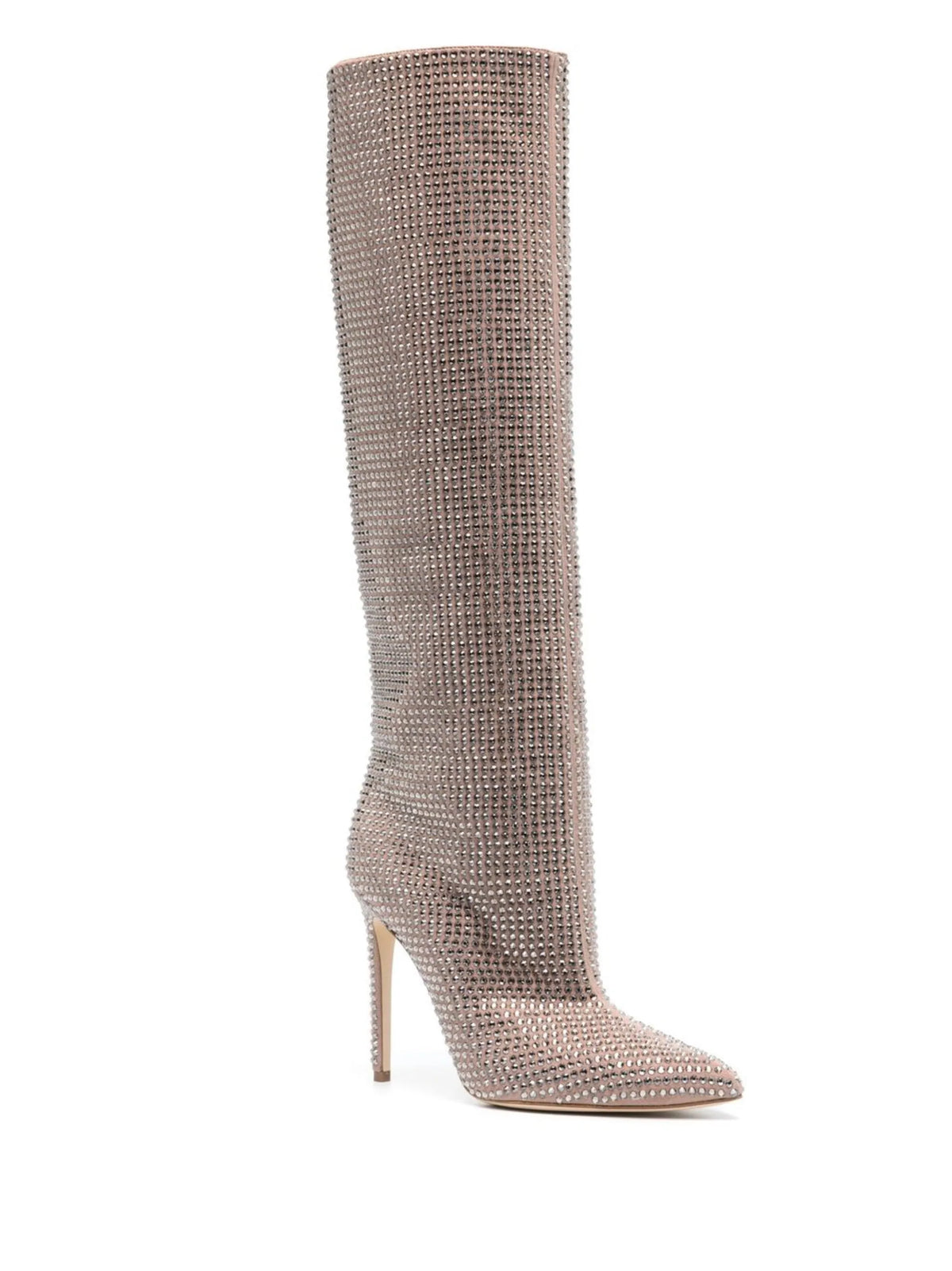 Paris Texas - Holly Crystal-embellished 105mm Boots