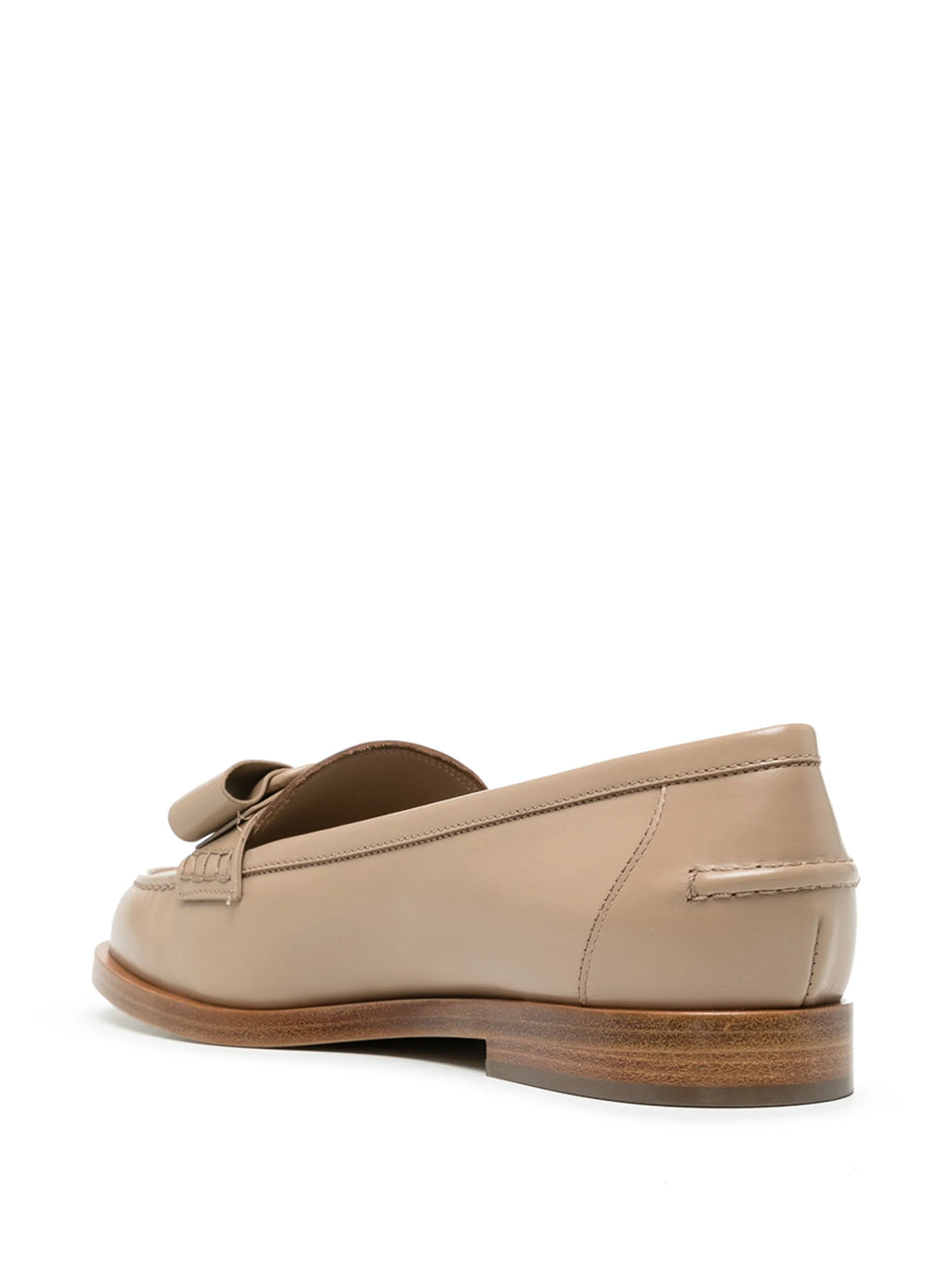 Ferragamo - Vivaldo Bow-detail Leather Loafers