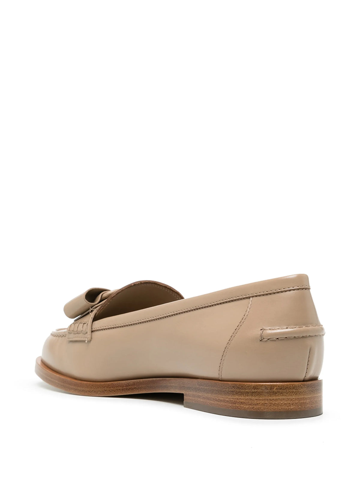 Ferragamo - Vivaldo Bow-detail Leather Loafers