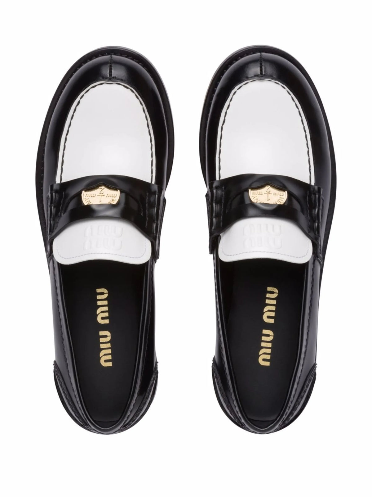 Miu Miu - Leather Penny Loafers