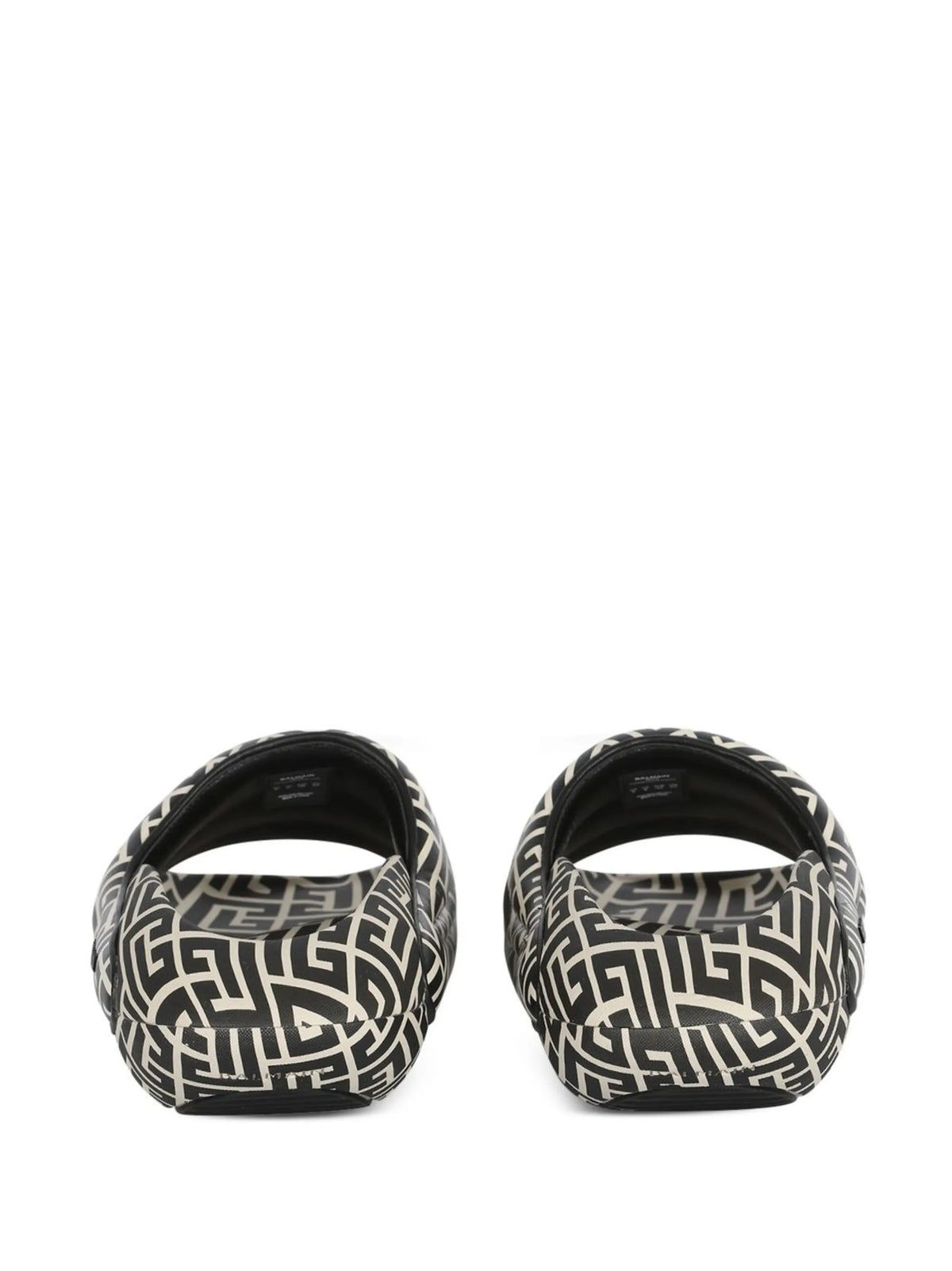 Balmain - B-IT Monogram-print Slides