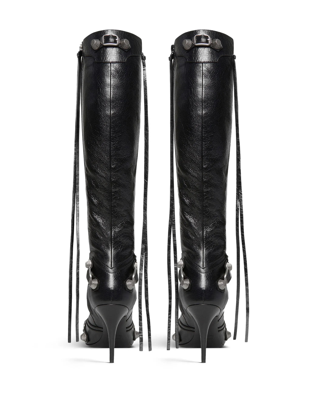 Balenciaga - 90mm Cagole Leather Boots