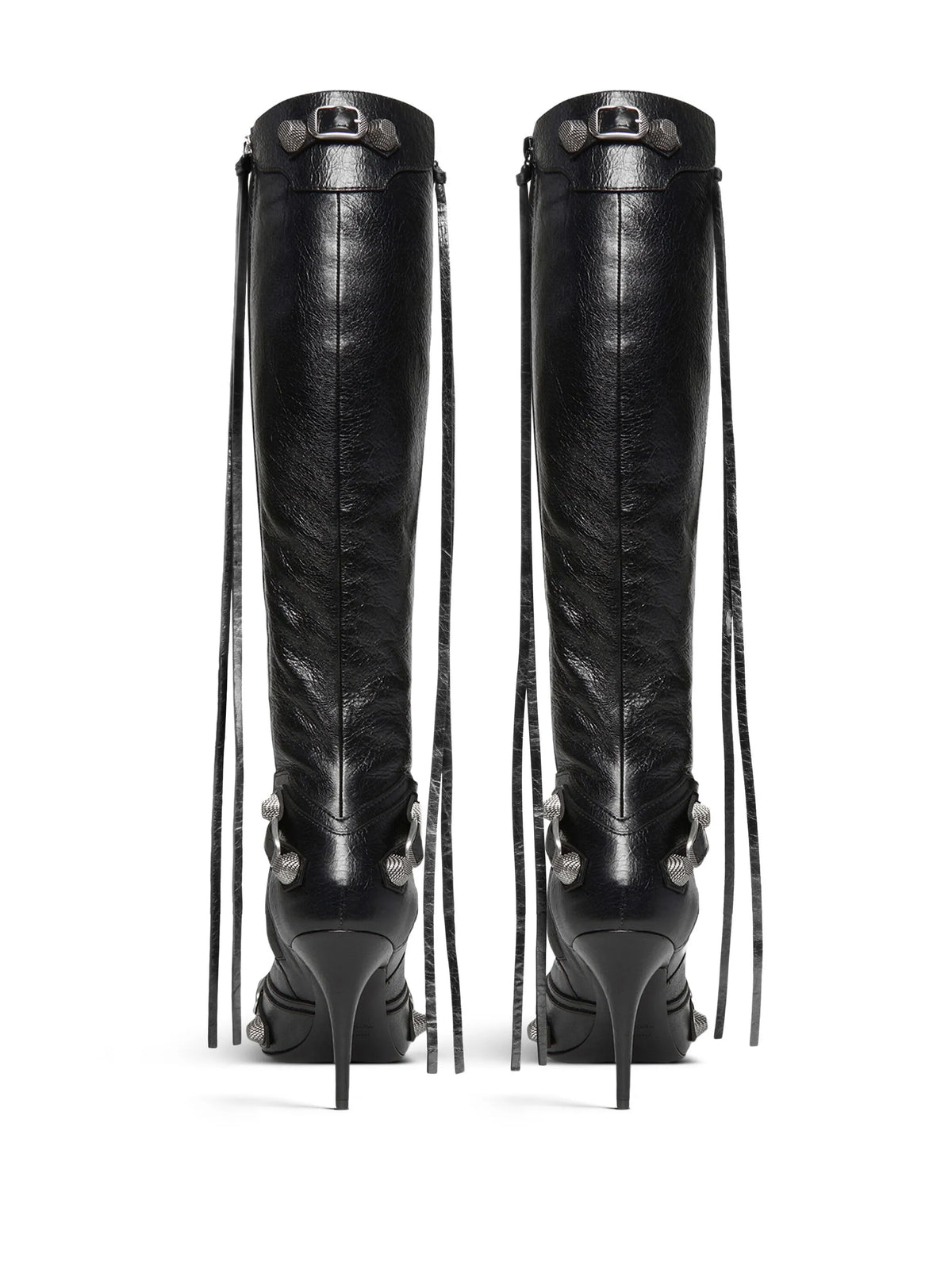 Balenciaga - 90mm Cagole Leather Boots