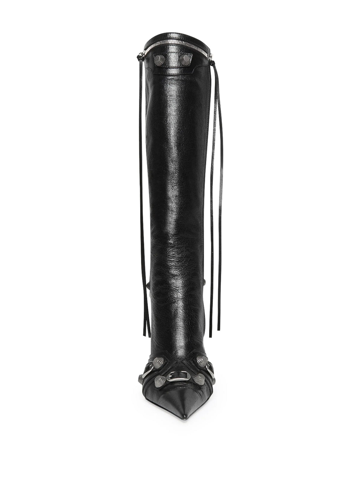 Balenciaga - 90mm Cagole Leather Boots