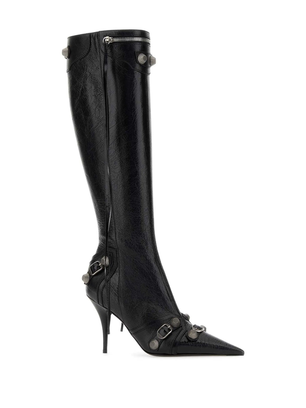 Balenciaga - 90mm Cagole Leather Boots