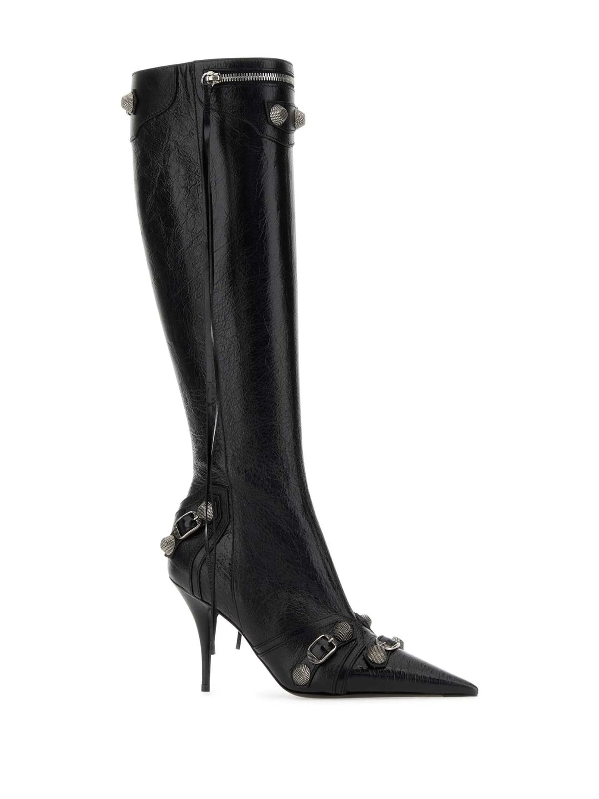 Balenciaga - 90mm Cagole Leather Boots
