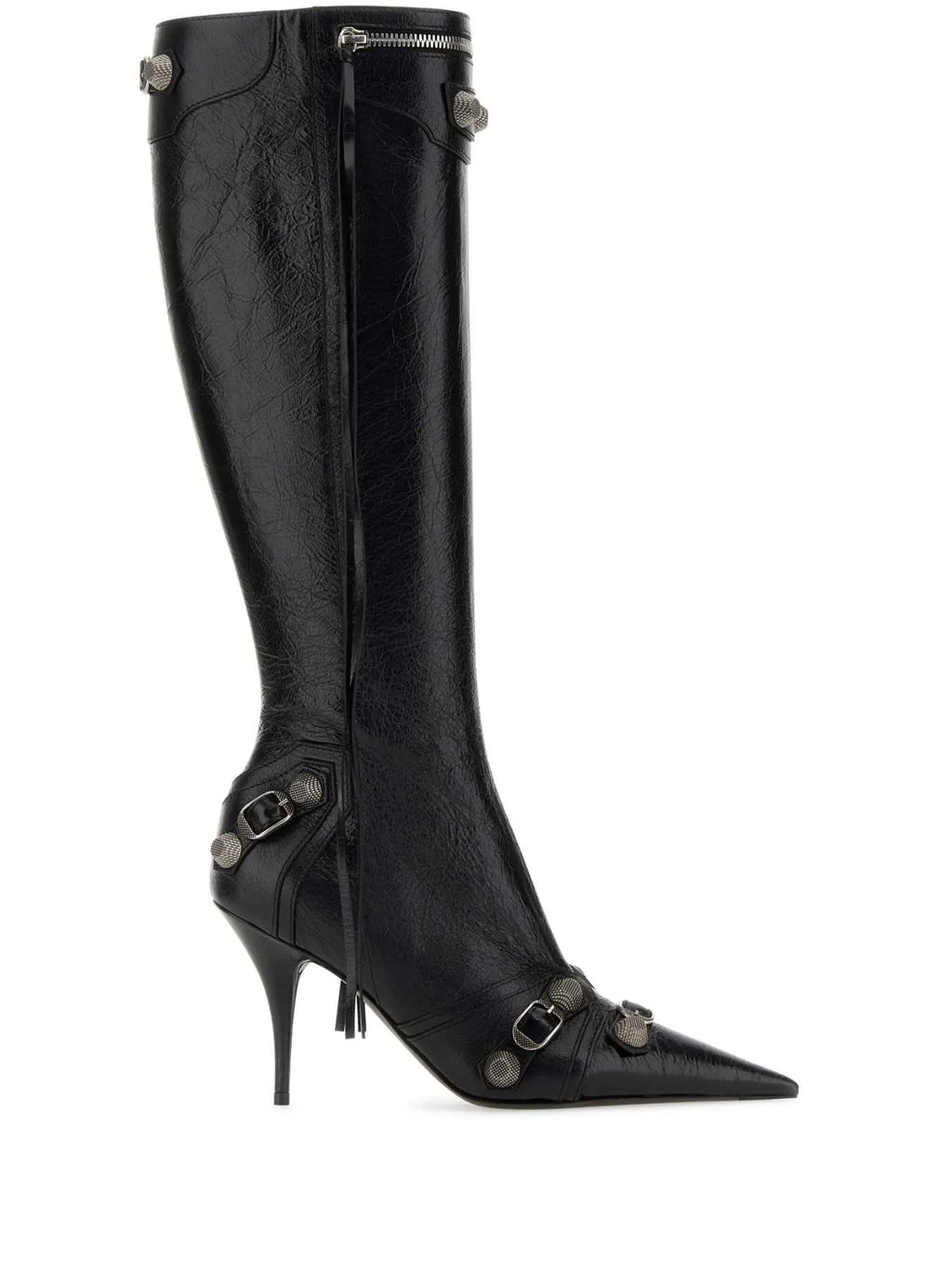 Balenciaga - 90mm Cagole Leather Boots
