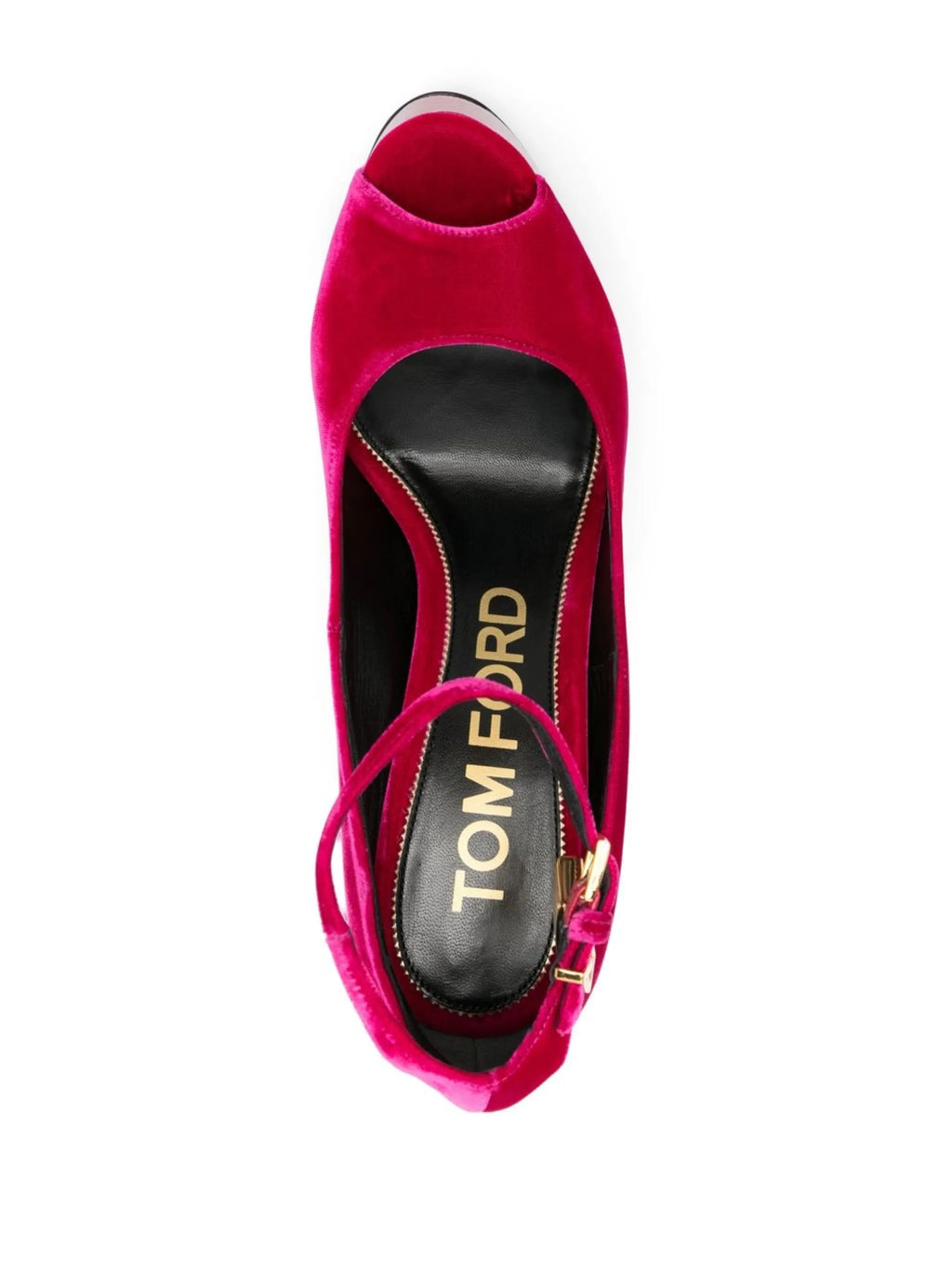 Tom Ford - 145mm Platform Velvet Sandals