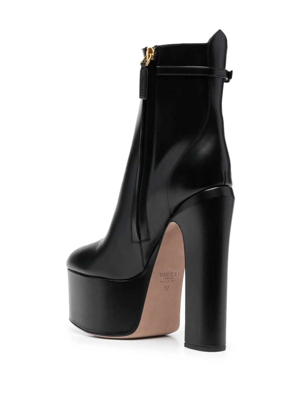 Valentino - 155mm Tan-Go Platform Ankle Boots