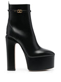 Valentino - 155mm Tan-Go Platform Ankle Boots