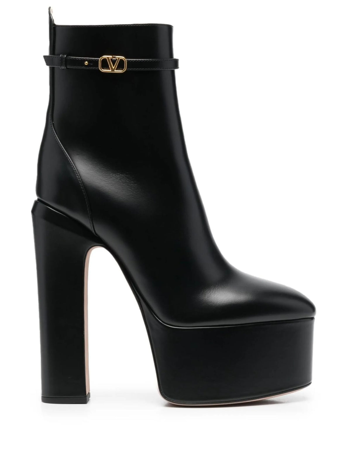 Valentino - 155mm Tan-Go Platform Ankle Boots