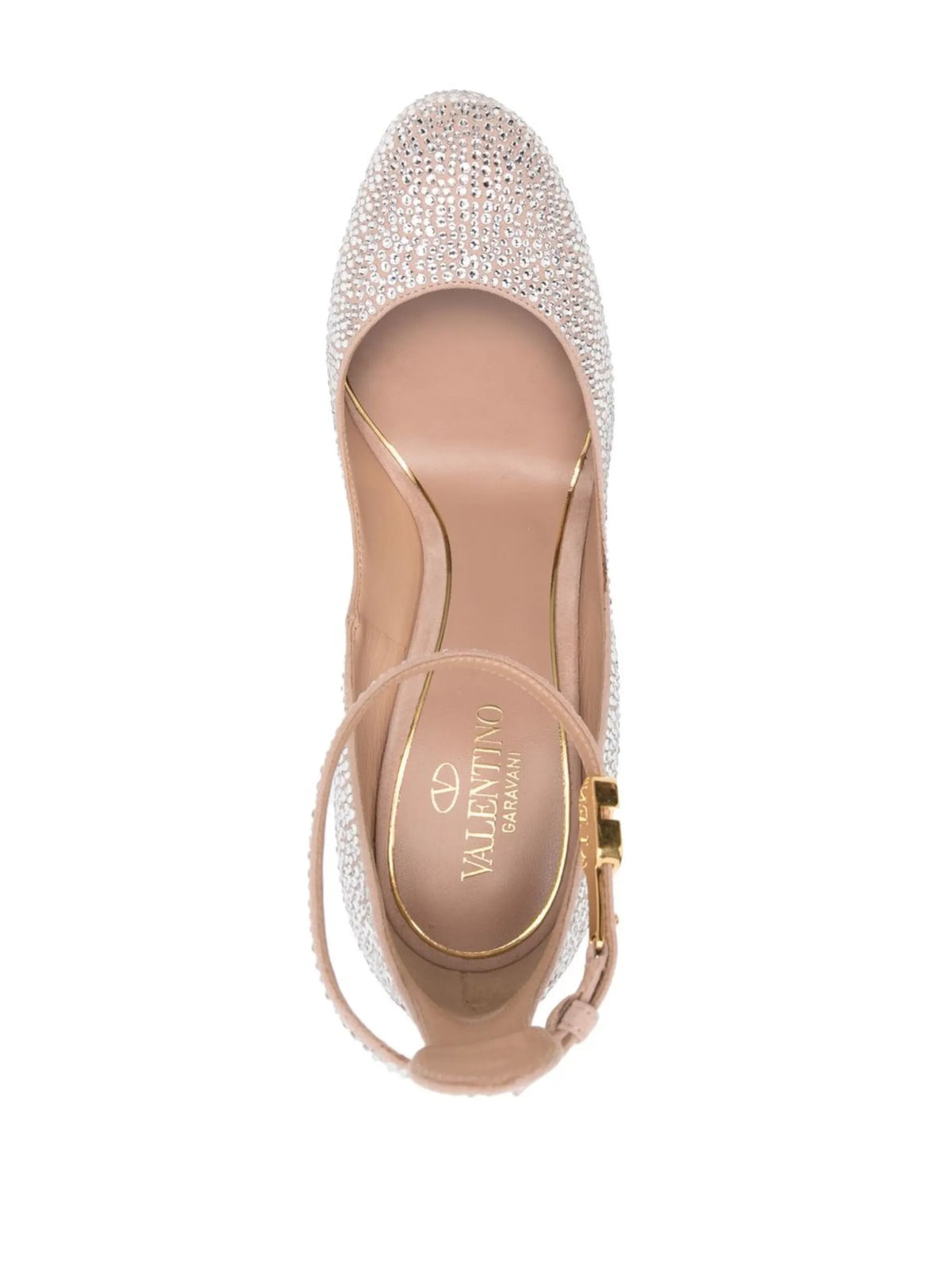 Valentino - 155mm Tan-Go Embellished Pumps