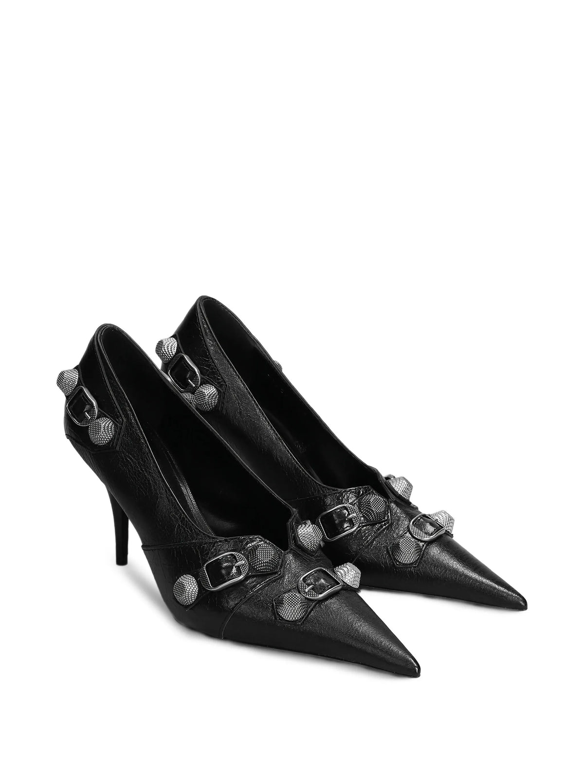 Balenciaga - Cagole 90mm Cracked Pumps