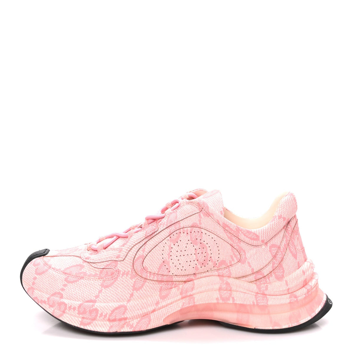 Gucci - Ultralight Plume Calfskin Monogram Printed Gucci Run Sneakers