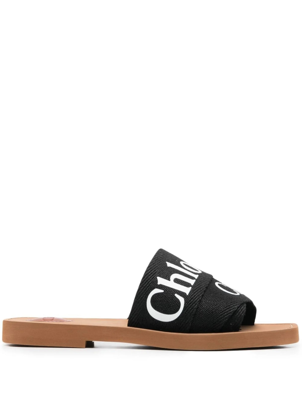 Chloé - Woody Logo-print Sandals