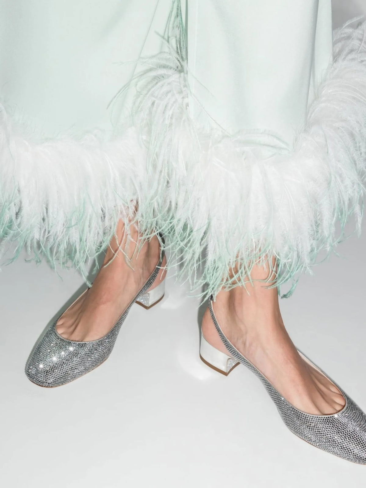 René Caovilla - 40mm Block-heel Square-toe Pumps