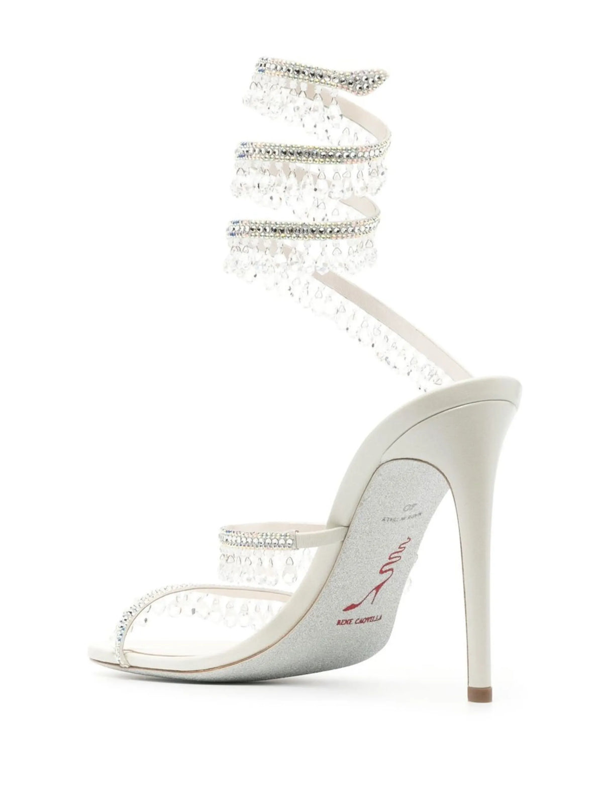 René Caovilla - Chandelier 105mm Crystal-embellished Sandals