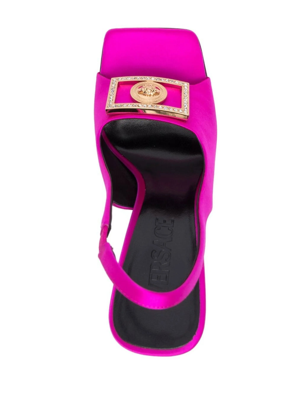 Versace - Medusa-plaque Slingback Sandals